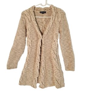 INC wool cardigan beige cream